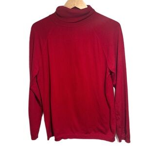 Talbots Red Turtleneck Christmas Sweater